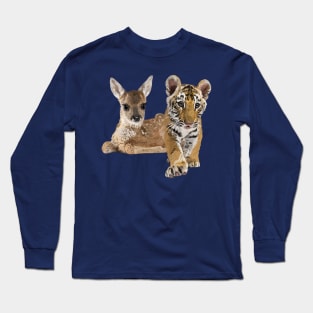 Deer and tiger Long Sleeve T-Shirt